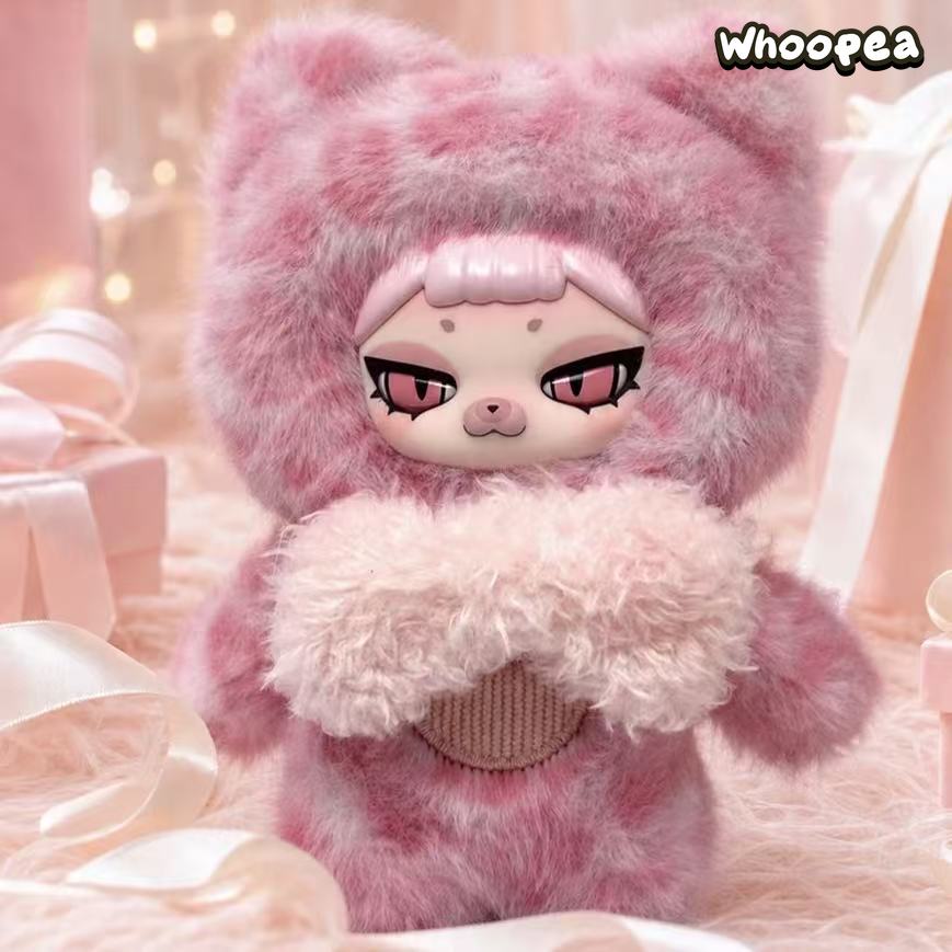 Mokoko Wake Up Mokoko Series Vinyl Face Plush Gift Set, 33cm in