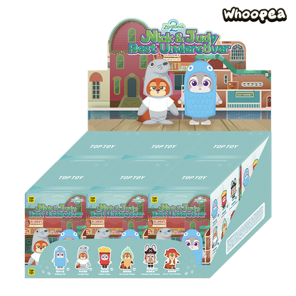 ZOOTOPIA 2 NICK and JUDY Best Undercover Keychain Plush Series Figure Blind Box