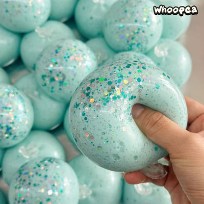 Handmade Snow Sound Crispy Crunchy Squishy Ball  - Sensory Fidget Toy