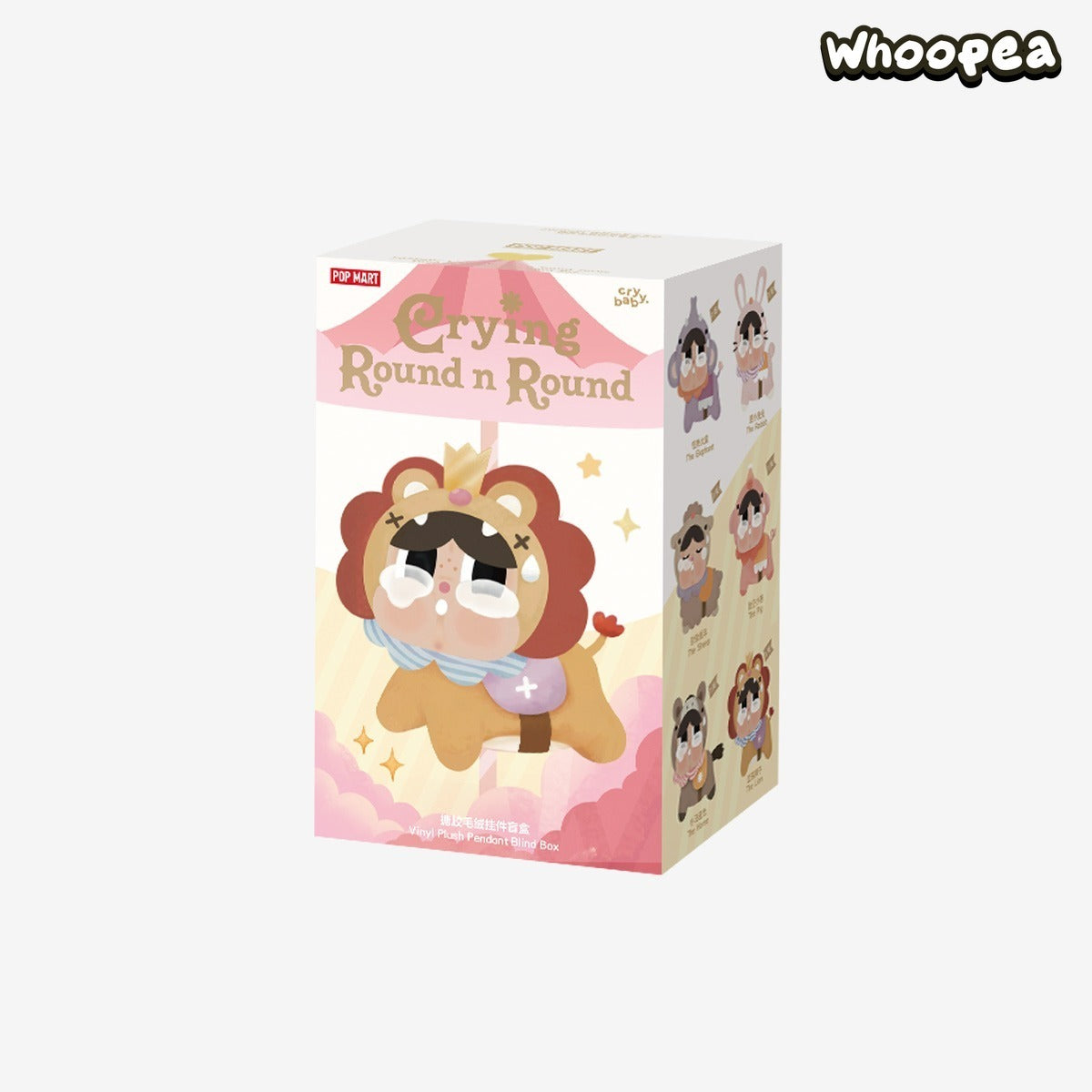 POP MART CRYBABY Crying Round n Round Series - Vinyl Plush Pendant Blind Box (PRE-ORDER)
