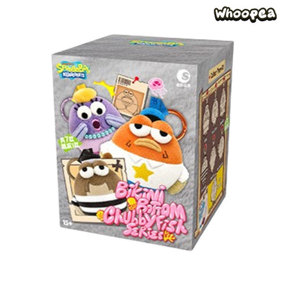 SpongeBob SquarePants Bikini Bottom Chubby Fish Series Plush Pendant Blind Box