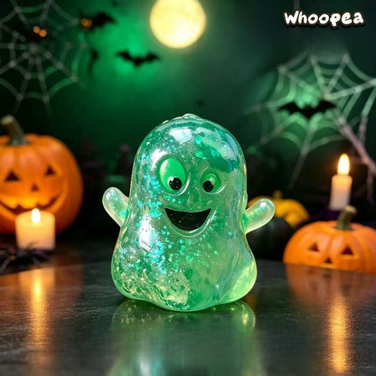 Halloween Glitter Ghost Slow Rising TPR Squishy - Sensory Fidget Toy