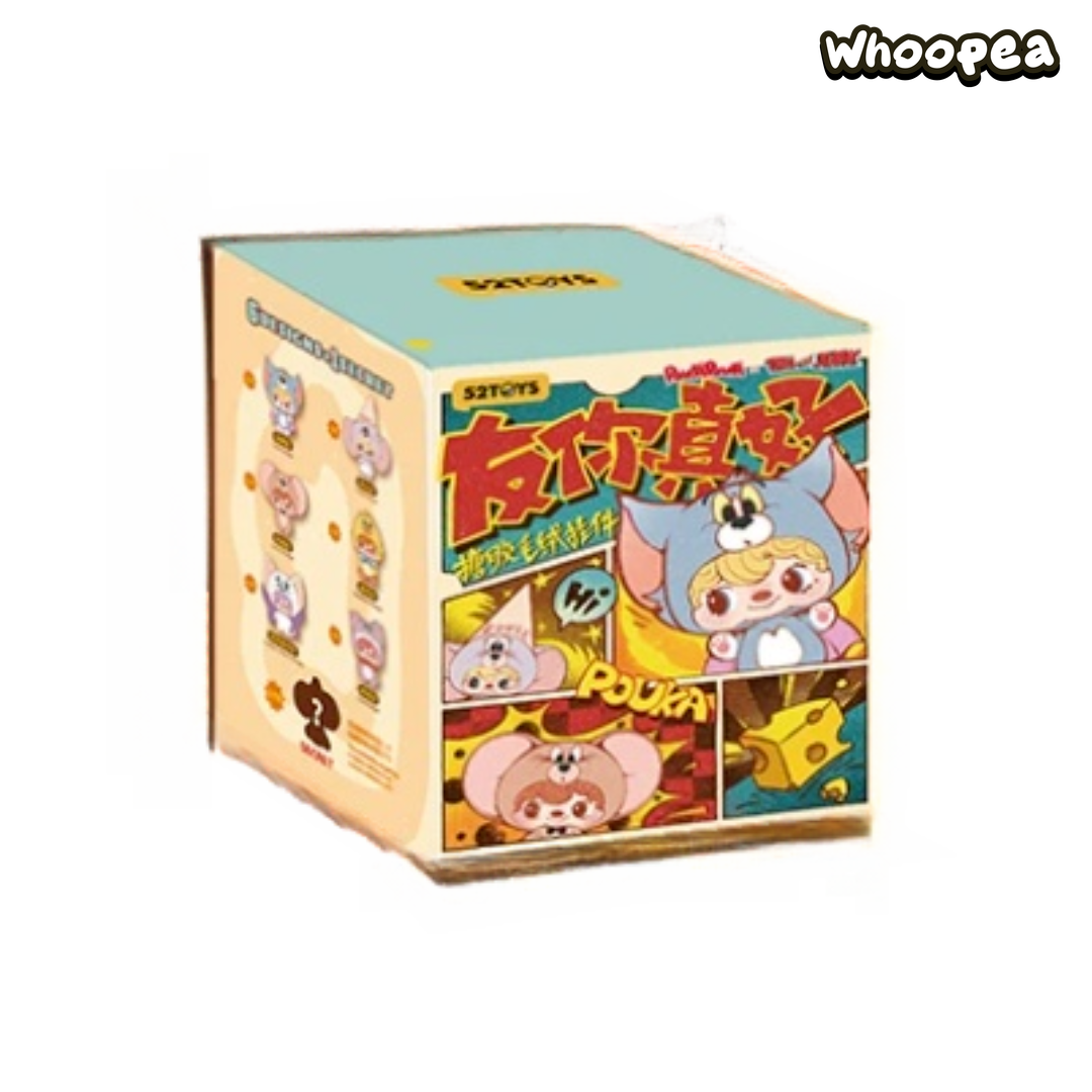 POUKAPOUKA × Tom and Jerry Glad to Have You Series Vinyl Plush Pendant Blind Box (PRE-ORDER)