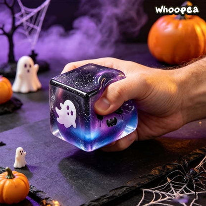 Halloween Ghost Cube Slow Rising TPR Squishy - Sensory Fidget Toy