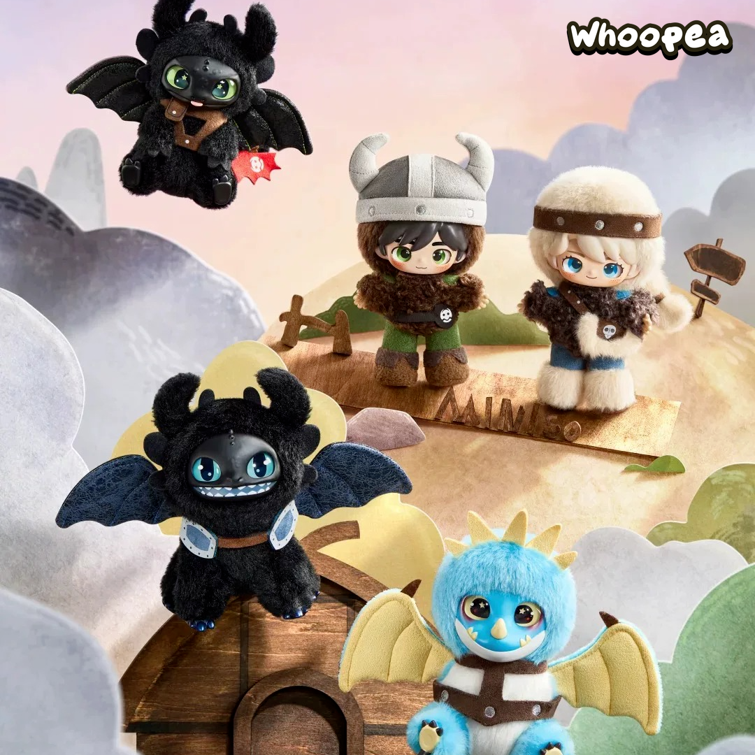 MINISO DreamWorks Dragons Series Plush Pendant Blind Box