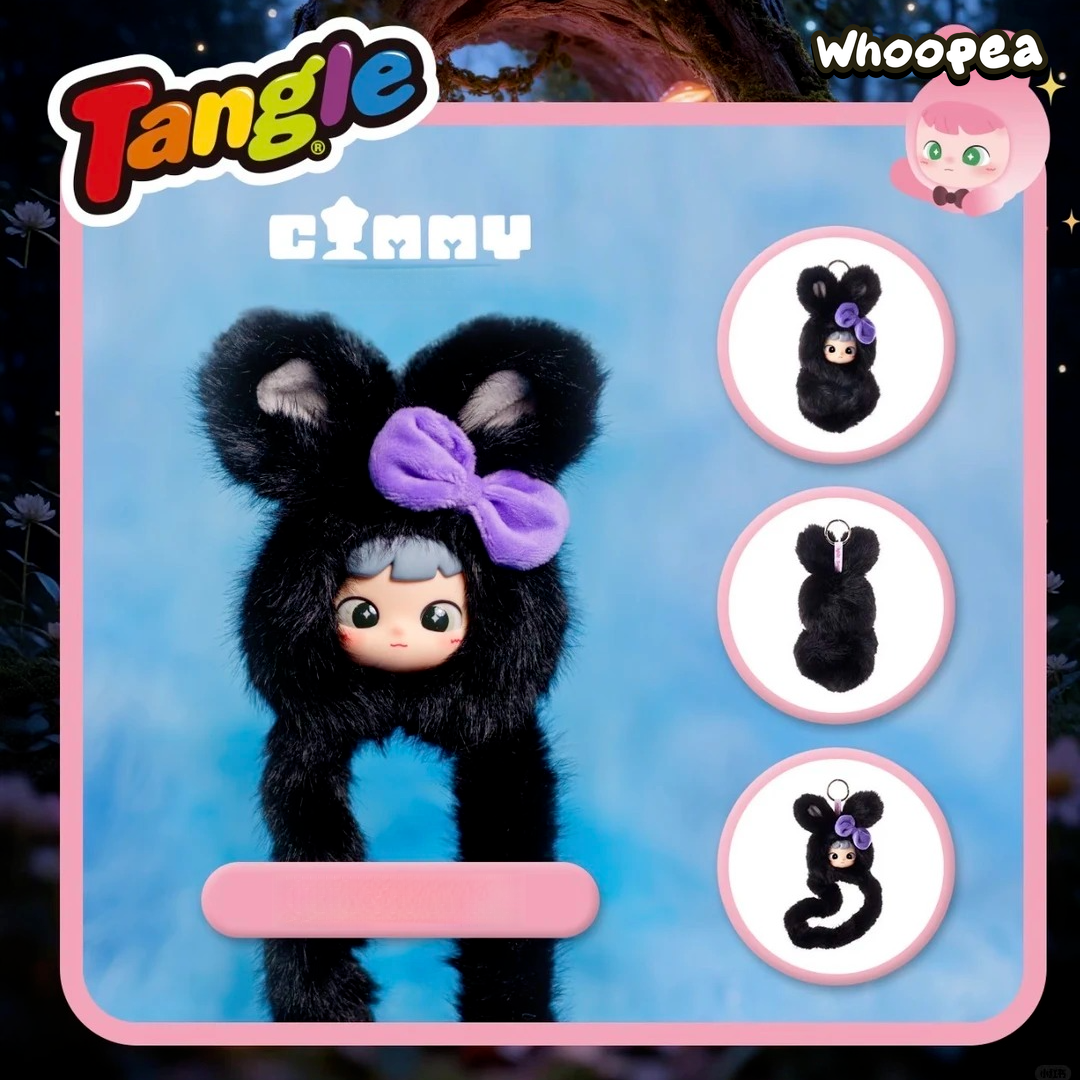 Cimmy Heartthrob & Tangle Fluffy Bunny Series Plush Pendant