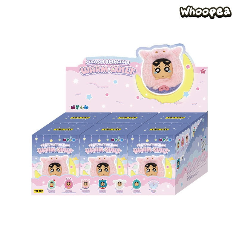 Crayon Shinchan Warm Quilt Series Plush Charm Blind Box (PRE-ORDER)