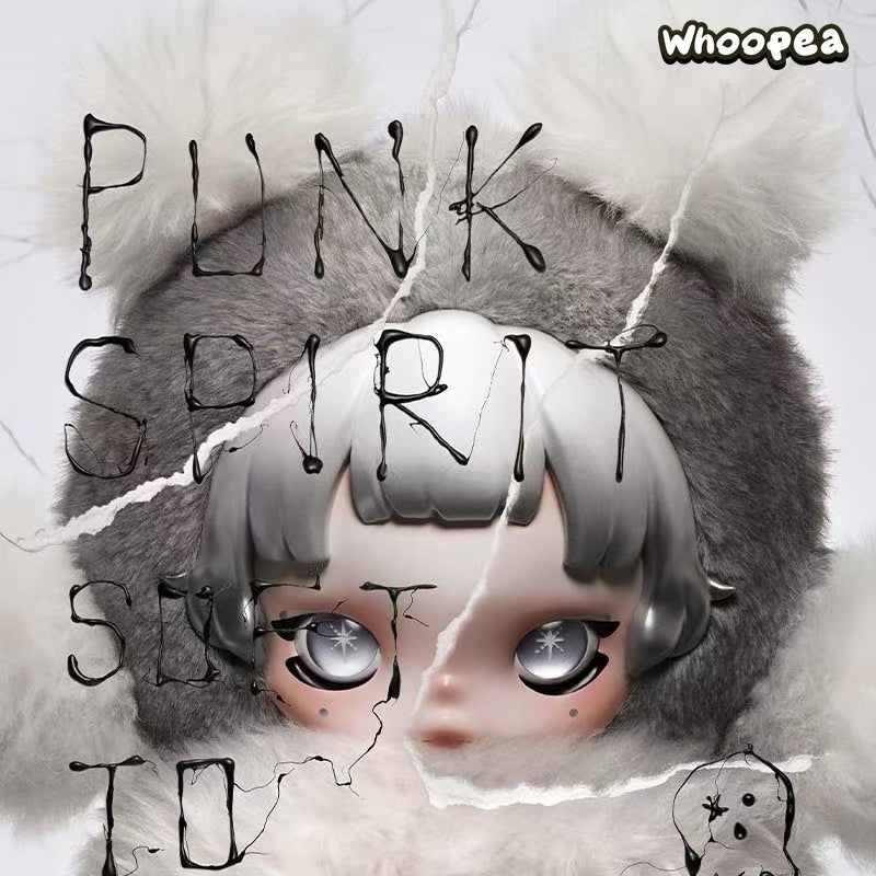 POP MART θ SKULLPANDA Punk Panda Plush Doll – WHOOPEA