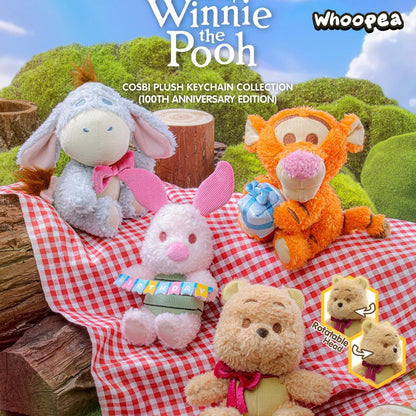 DSN Winnie the Pooh 100th Anniversary Edition Series Plush Pendant Blind Box