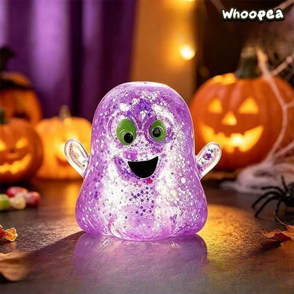 Halloween Glitter Ghost Slow Rising TPR Squishy - Sensory Fidget Toy