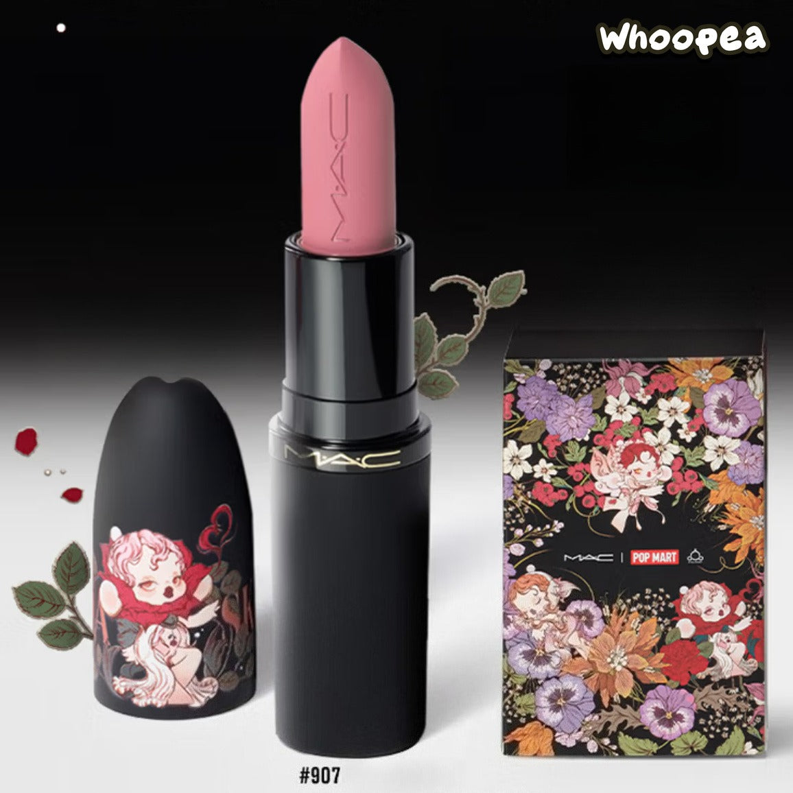 POPMART Skullpanda x MAC Valentine's Day Lipstick Set, Valentine's Day Exclusive
