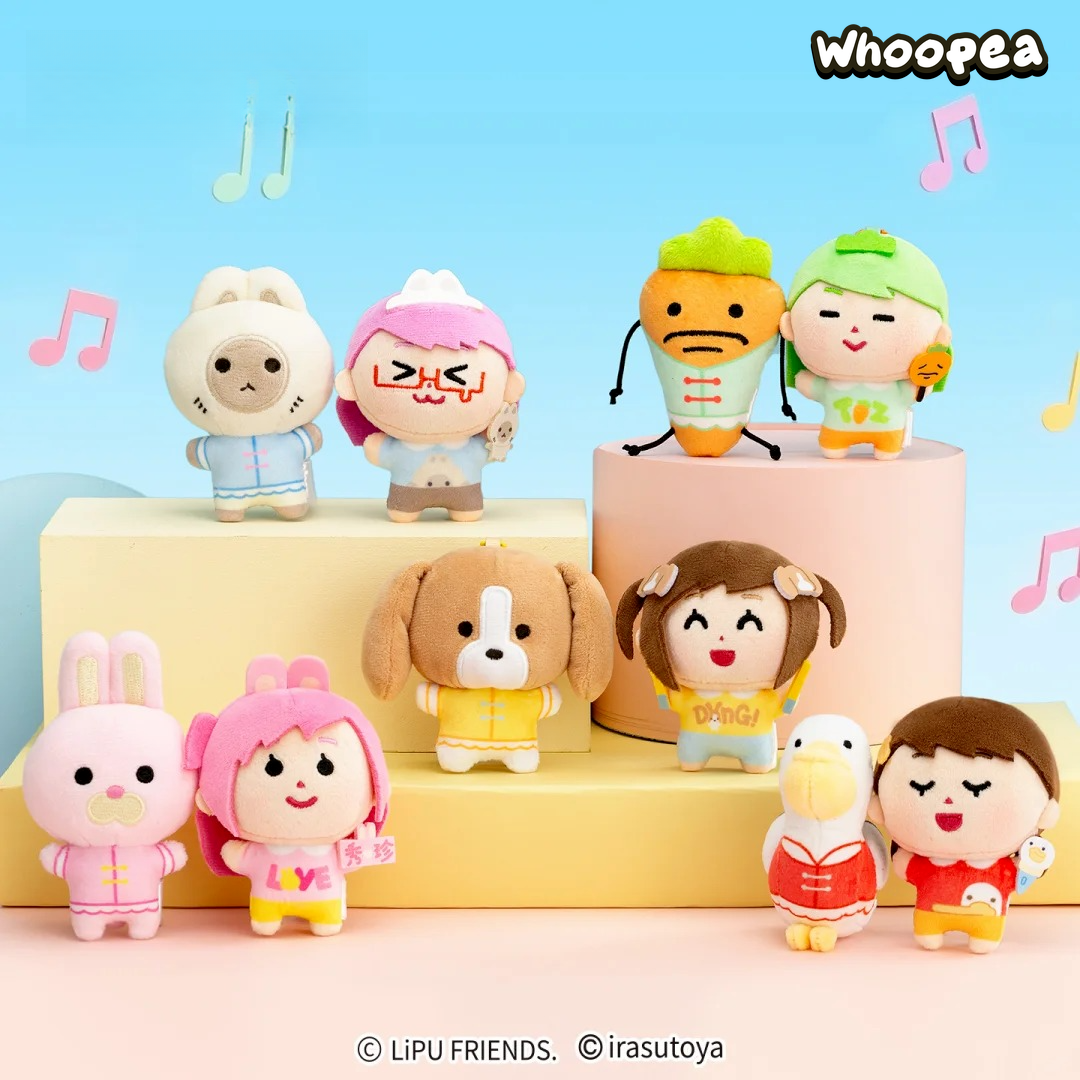 LiPU FRiENDS × irasutoya Series Plush Pendant Blind Box