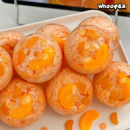 Orange Jelly Handmade Vaseline Slush Crunchy Squishy - Sensory Fidget Toy