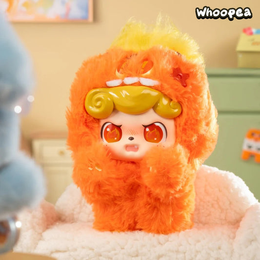 Q Kid Emotional Hairy Monsters Series Pendant Plush Dolls, Blind Box