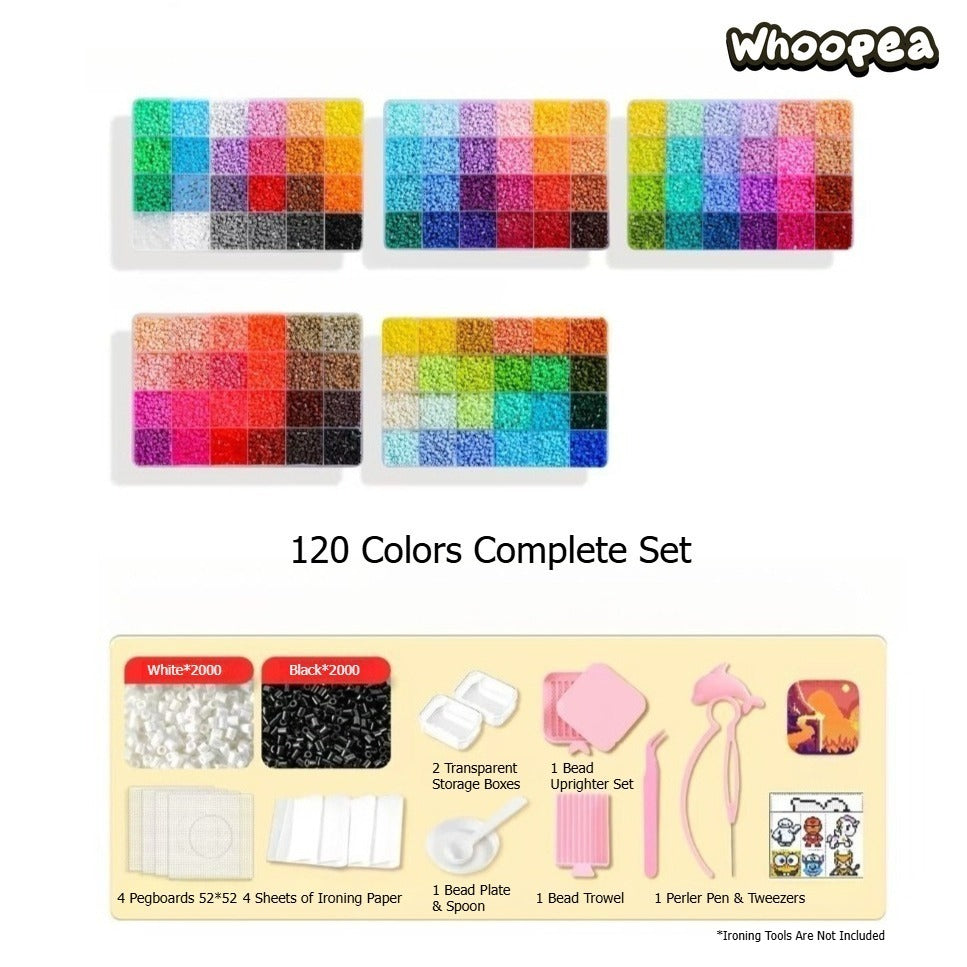 Fuse Beads  24 -264 Colors Starter Set Fuse Beads All-in-1 Collection, 2.6mm