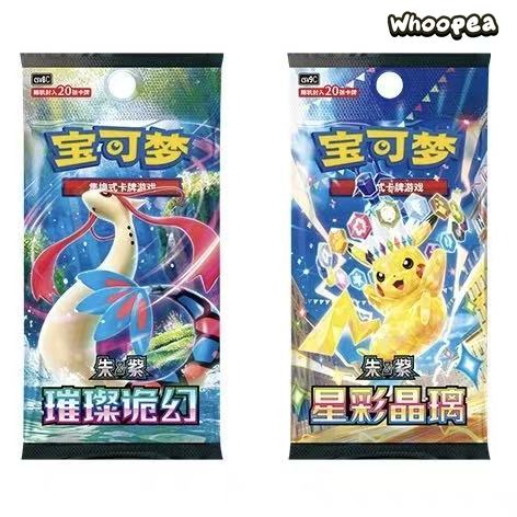 Pokémon S-Chinese TCG Scarlet Violet Ogerpon Mask Trading Cards Gift Box Damage Counters Set