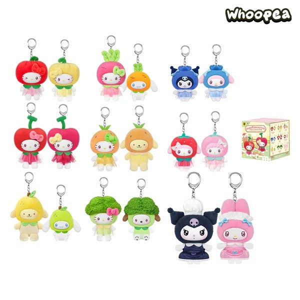 SANRI0 Characters Fruit and Vegetable Series Vinyl Keychain Pendant Blind Box
