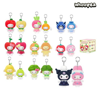 SANRI0 Characters Fruit and Vegetable Series Vinyl Keychain Pendant Blind Box