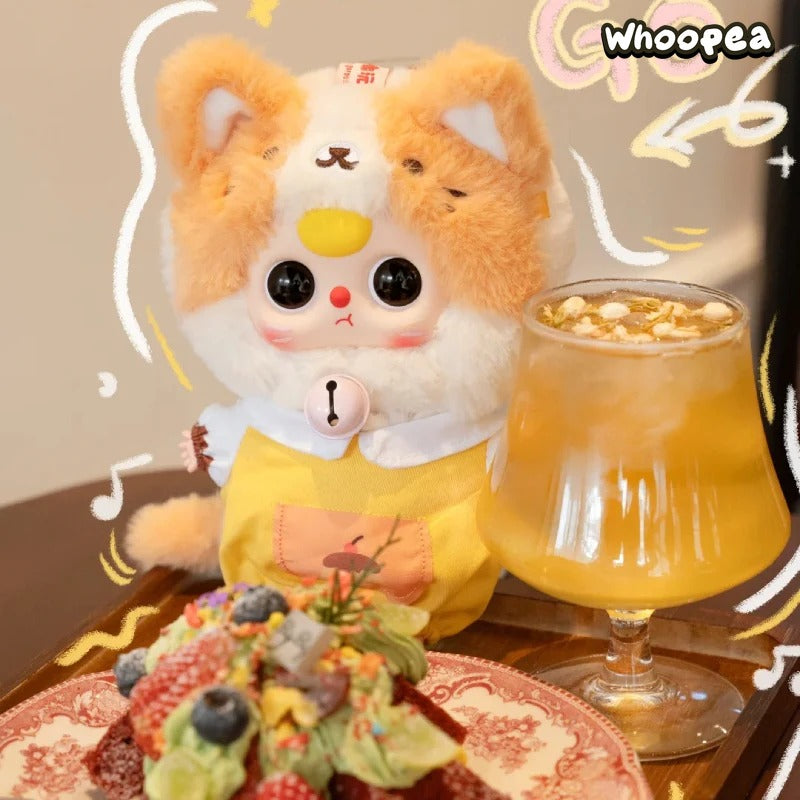 Baby Three Cat Wardrobe Series Plush Dolls, Blind Box