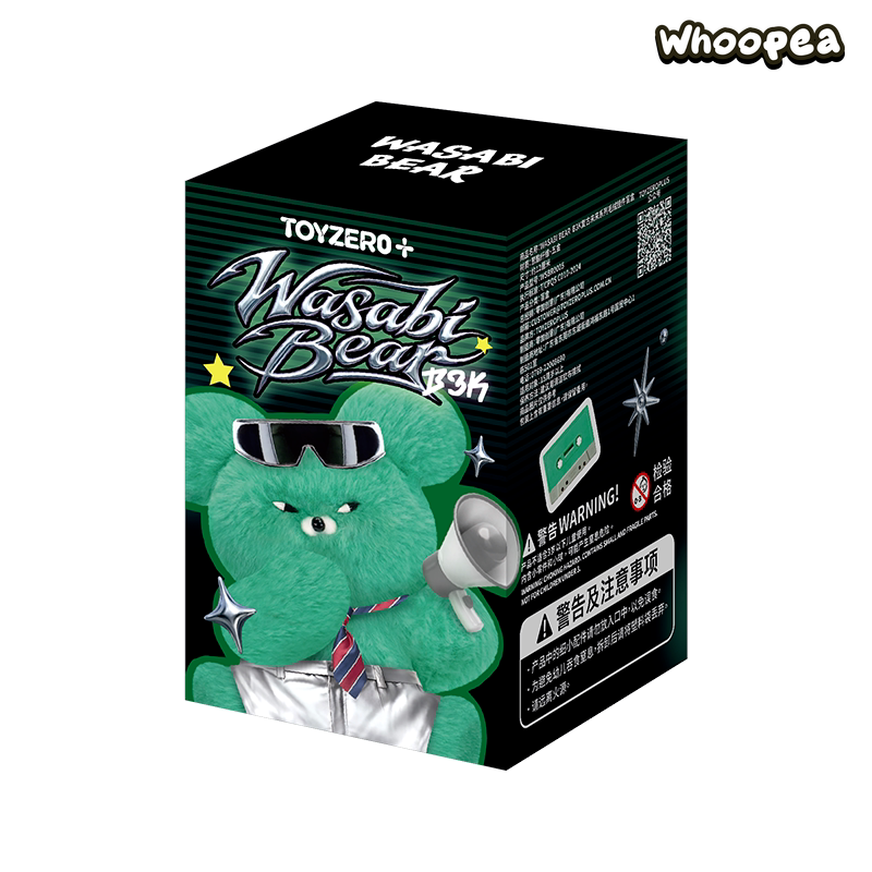 Wasabi Bear B3K Retro Future Series Plush Pendant Blind Box