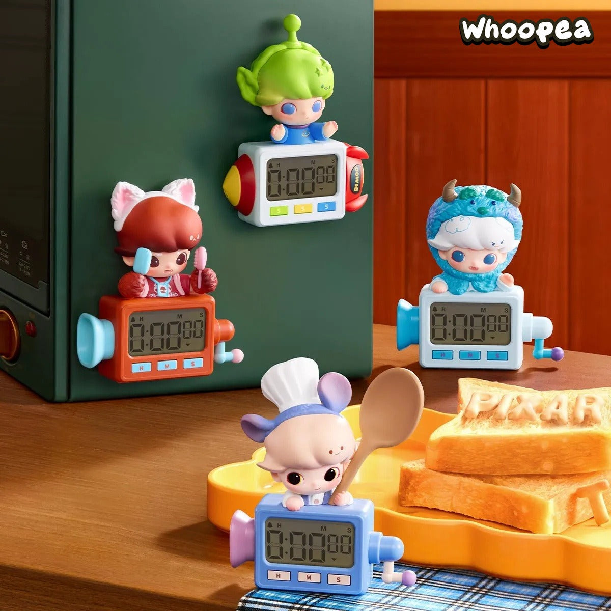 POP MART  DIMOO WORLD × PIXAR Series Timer Fridge Magnet Blind Box (PRE-ORDER)