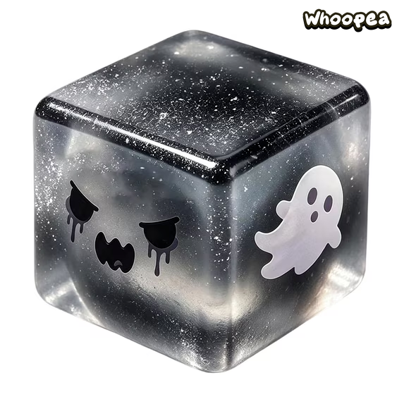 Halloween Ghost Cube Slow Rising TPR Squishy - Sensory Fidget Toy