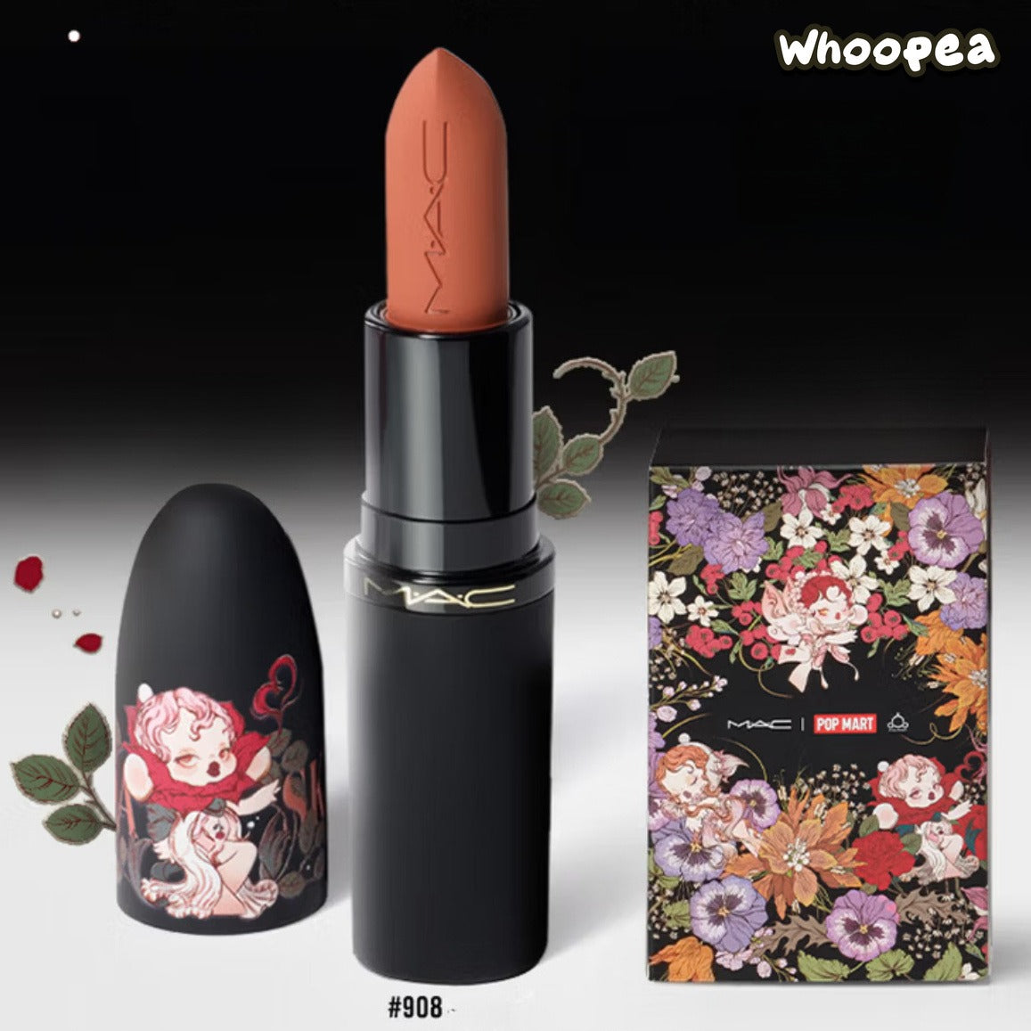 POPMART Skullpanda x MAC Valentine's Day Lipstick Set, Valentine's Day Exclusive