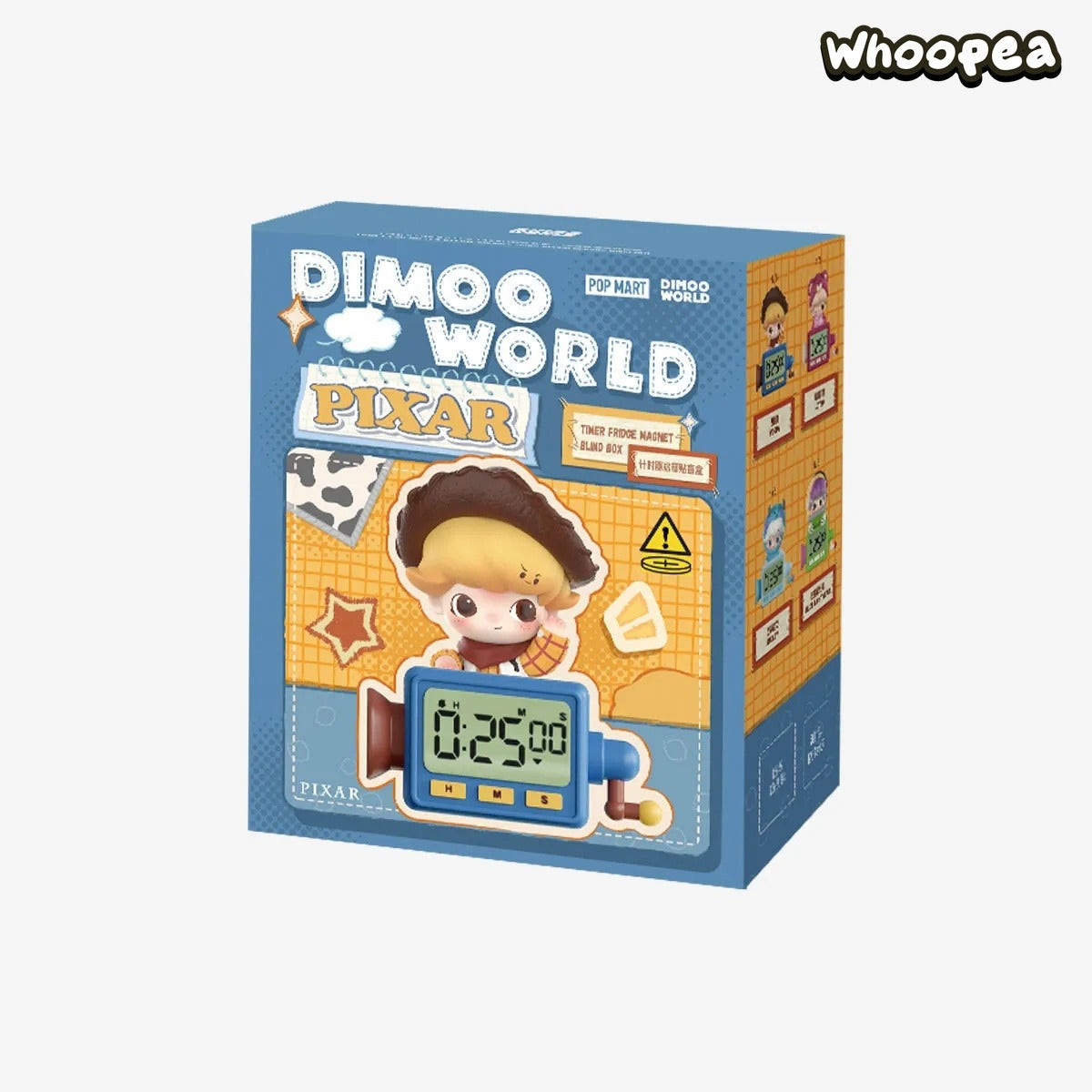 POP MART  DIMOO WORLD × PIXAR Series Timer Fridge Magnet Blind Box (PRE-ORDER)