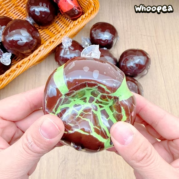 Crispy Wax Slow Rise Stress Ball Wax Cracking Squishy - Sensory Fidget Toy