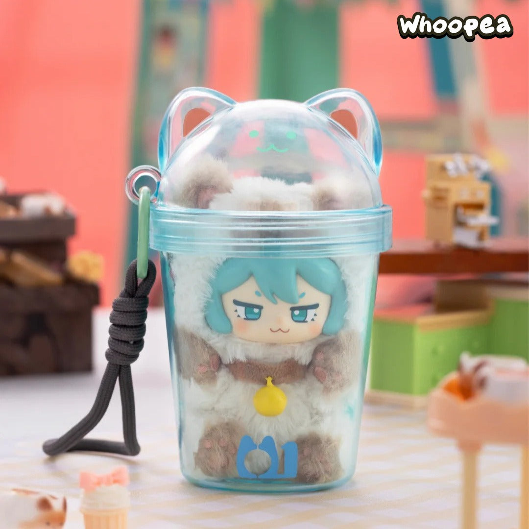 Hatsune Miku Milk Tea Cup Series Plush Charm Blind Box