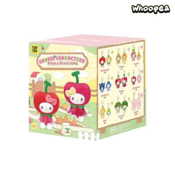 SANRI0 Characters Fruit and Vegetable Series Vinyl Keychain