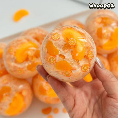 Orange Jelly Handmade Vaseline Slush Crunchy Squishy - Sensory Fidget Toy