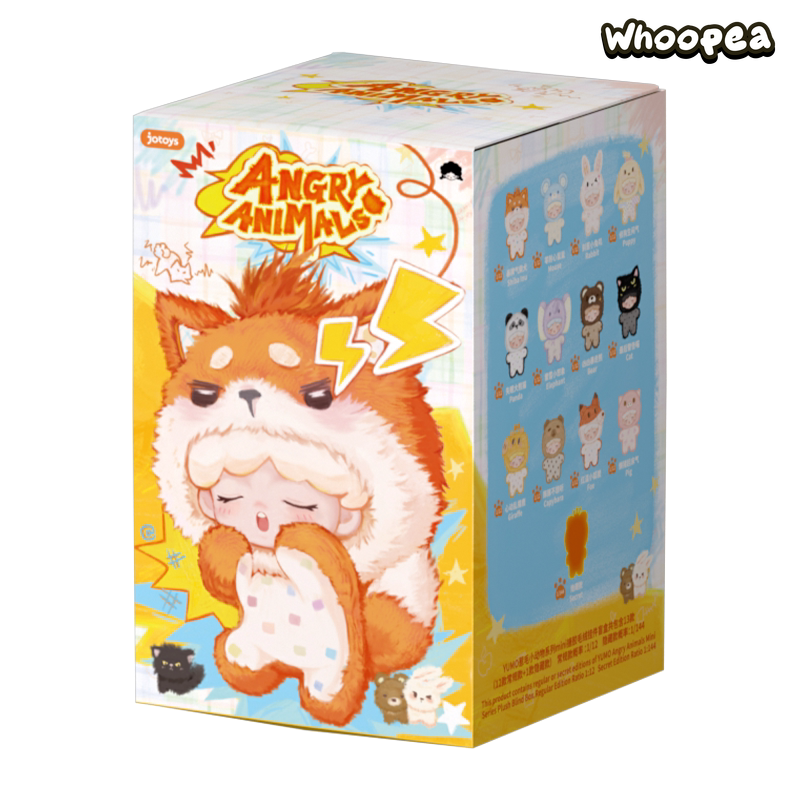 YUMO Angry Animals Series Mini Plush Pendant Blind Box – WHOOPEA YUMO Angry Animals Series Mini Plush Pendant Blind Box – WHOOPEA