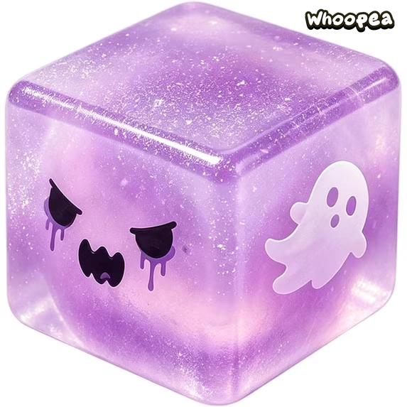 Halloween Ghost Cube Slow Rising TPR Squishy - Sensory Fidget Toy