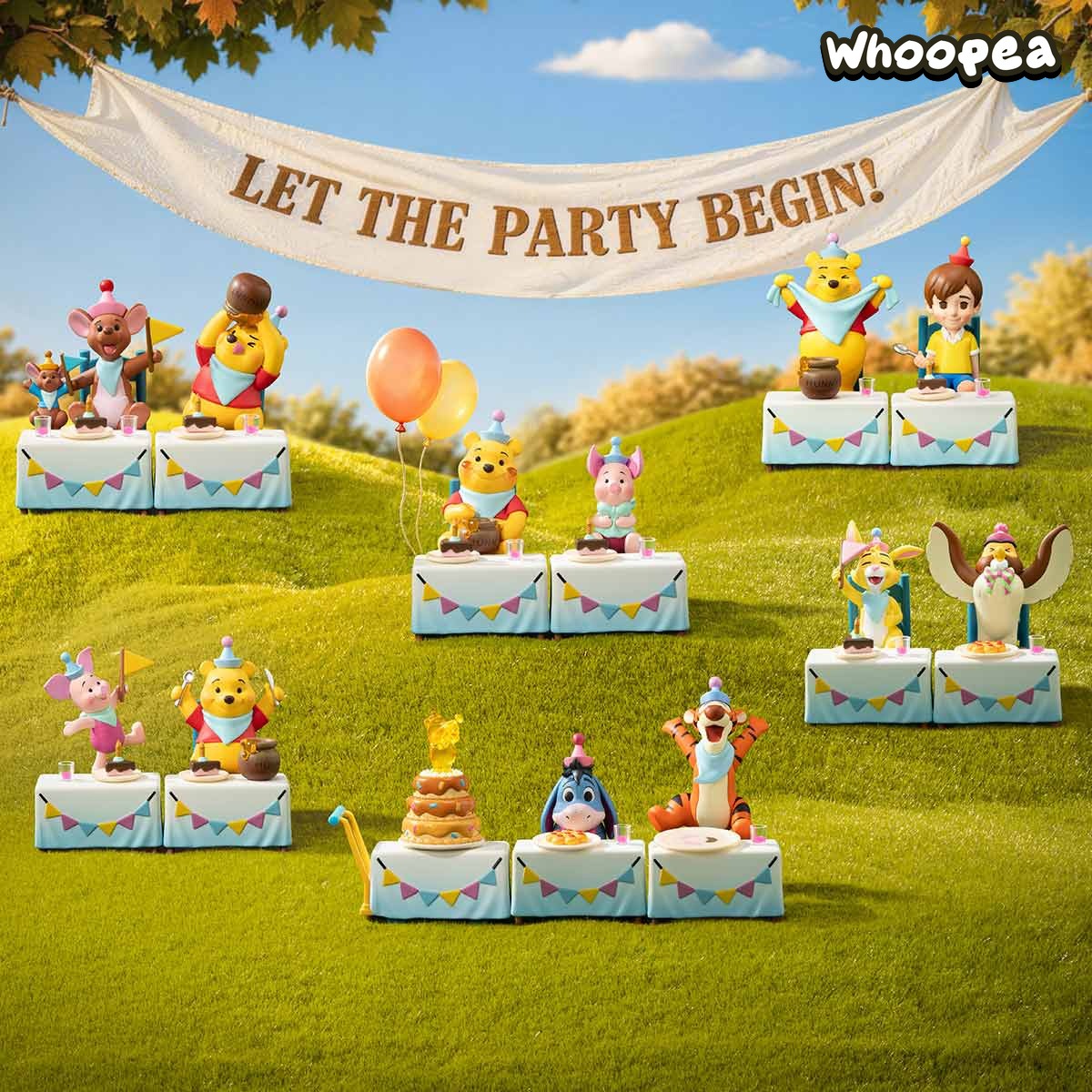 POP MART DSN Winnie the Pooh Let's Party! Series Figures Blind Box (PRE-ORDER)