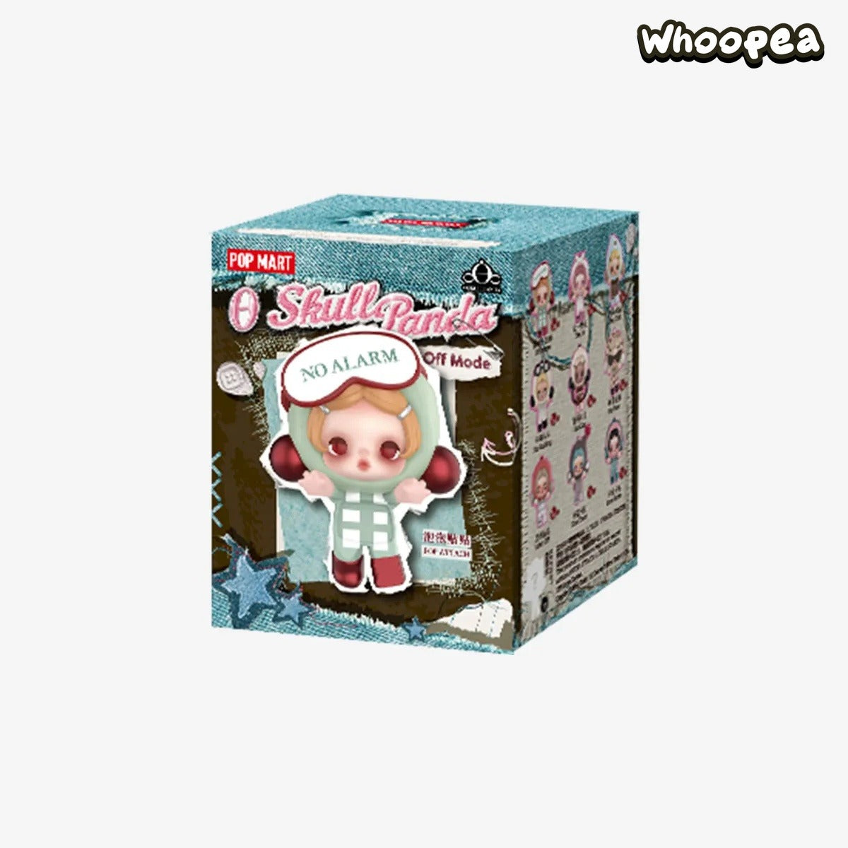 POP MART POP ATTACH θ SKULLPANDA Off Mode Series Mini Figure Blind