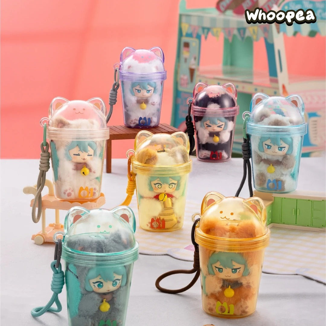Hatsune Miku Milk Tea Cup Series Plush Charm Blind Box