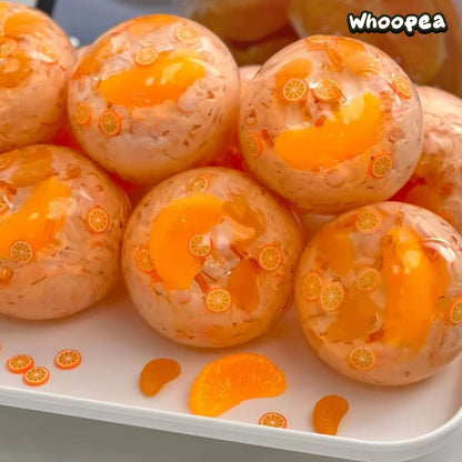 Orange Jelly Handmade Vaseline Slush Crunchy Squishy - Sensory Fidget Toy