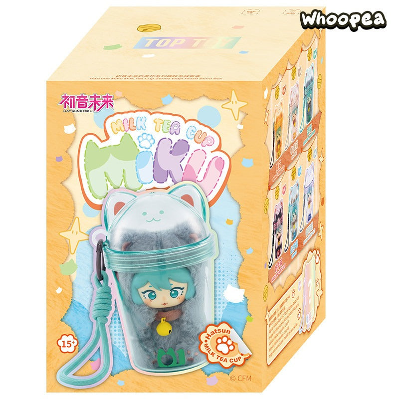 Hatsune Miku Milk Tea Cup Series Plush Charm Blind Box