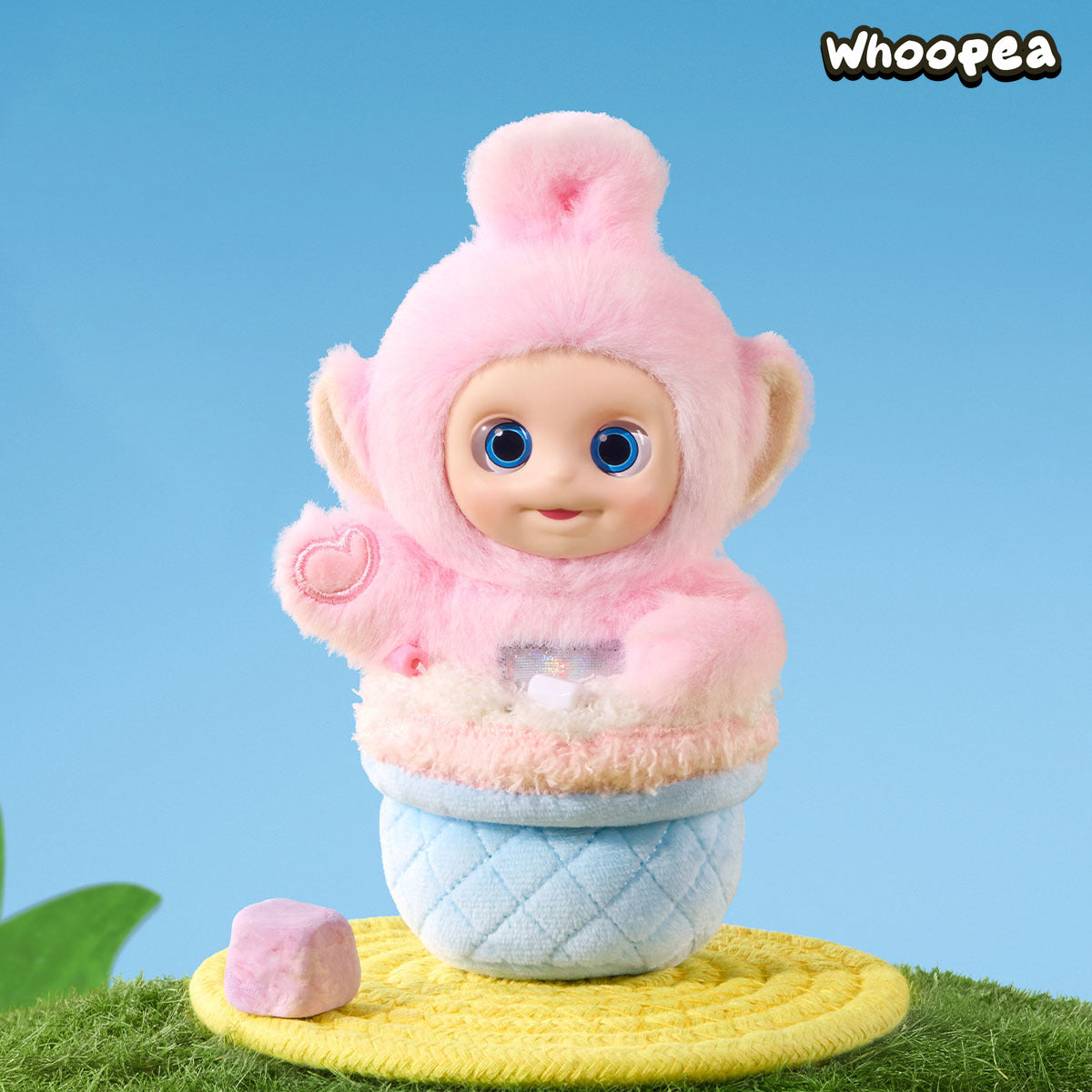 Mokoko V3 Blue Diamond Summer Party POPLAND Series Pendant Plush