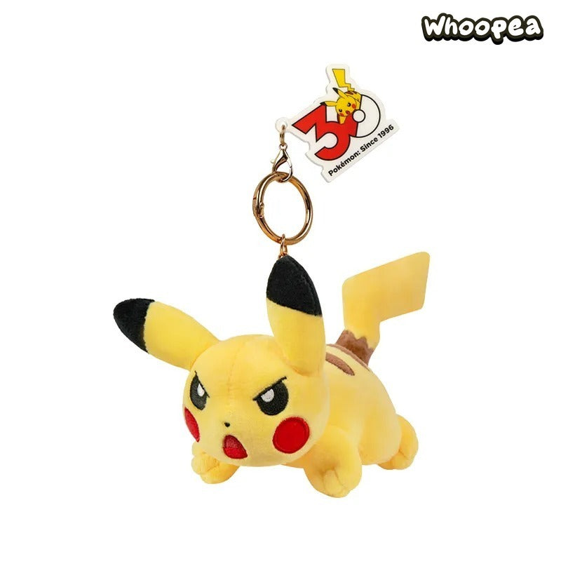 Pokémon 30th Anniversary Pikachu Expression Series Plush Charm Collection