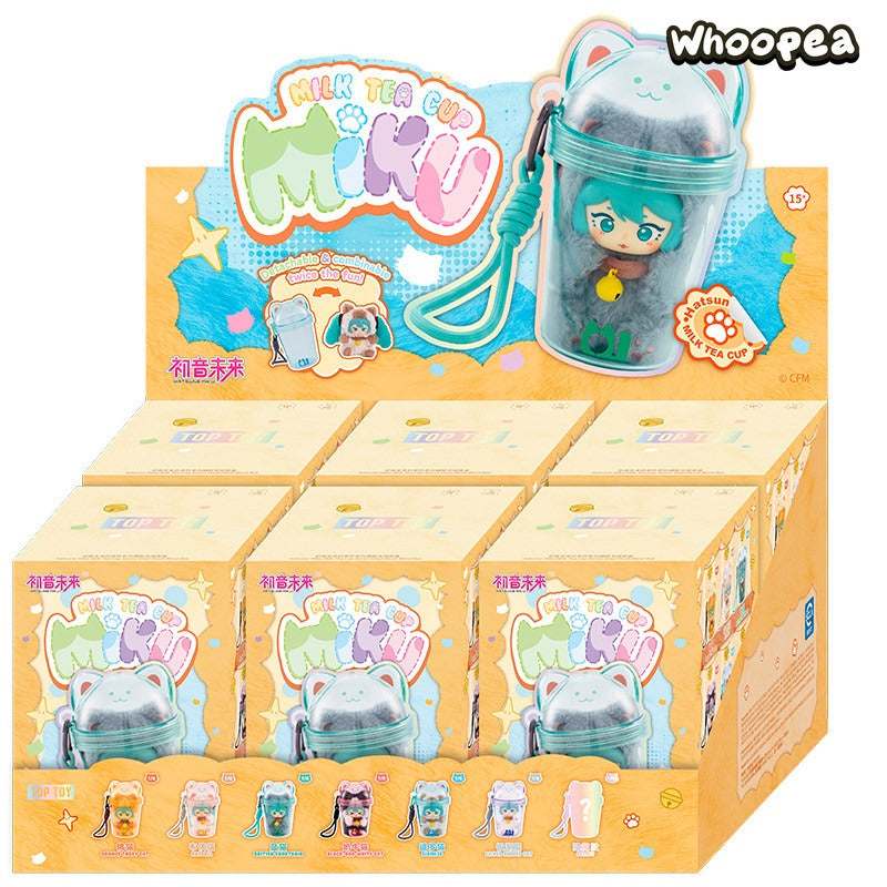 Hatsune Miku Milk Tea Cup Series Plush Charm Blind Box