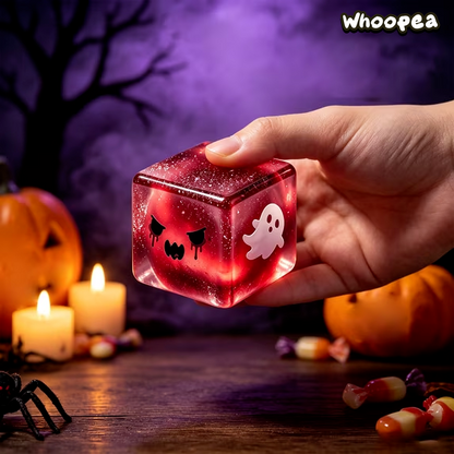 Halloween Ghost Cube Slow Rising TPR Squishy - Sensory Fidget Toy