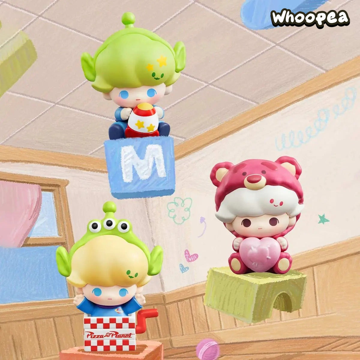 POP MART POP BEAN DIMOO WORLD × PIXAR Series Mini Bean Blind Box (PRE-ORDER)