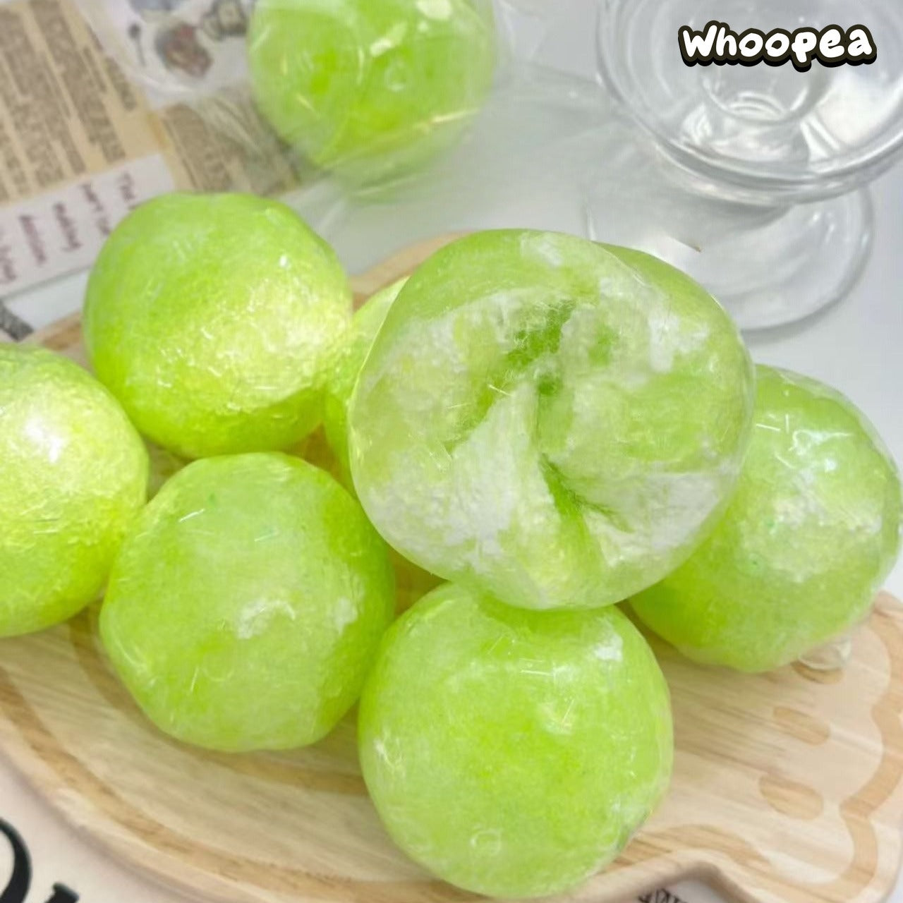 Green Grapes Yogurt Vaseline Slush Handmade Ball - Sensory Fidget Toy