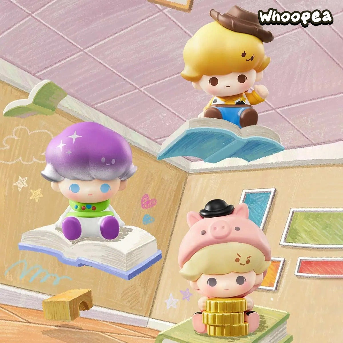 POP MART POP BEAN DIMOO WORLD × PIXAR Series Mini Bean Blind Box (PRE-ORDER)