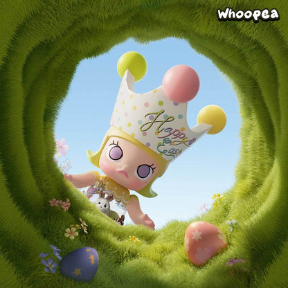 POP MART MEGA ROYAL MOLLY 400%And 1000% Mickey and Friends Happy Easter Series Figure