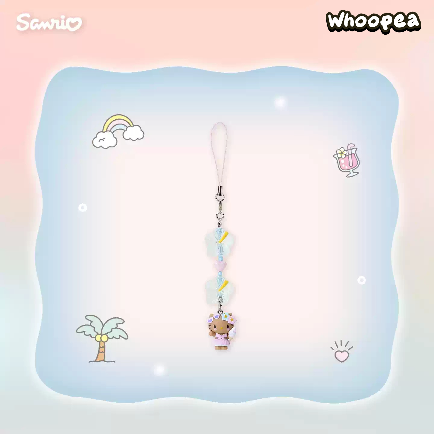SANRI0 Sun Kissed Party Series Figure Phone Charm Blind Box