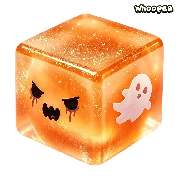 Halloween Ghost Cube Slow Rising TPR Squishy - Sensory Fidget Toy