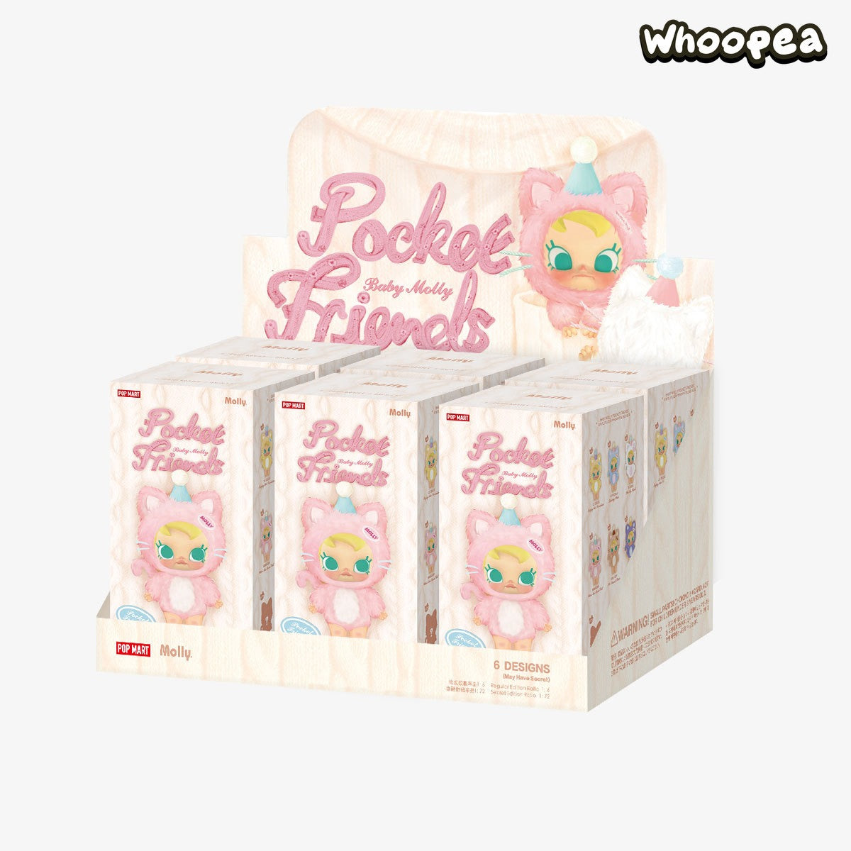 Baby Molly Pocket Friends Series-Vinyl Plush Pendant Blind Box (PRE-ORDER)